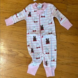 NWT Hanna Andersson Miffy Pajama Size 0-3M!